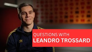 Who was Leandro Trossards Childhood Idol  ARSENAL Chats with Fubo  Footy Culture [upl. by Kabob]