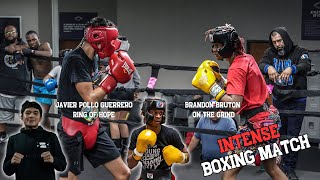 WOW Boxers Have INTENSE CLASH In First Sparring Match [upl. by Ahkos]