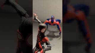 Across The Spiderverse deleted scene Maybe 🤔 skit spiderman actionfigures funny [upl. by Haelhsa]