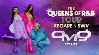 OMG  The Queens of RampB Tour  Set List Audio Version 💜🩷💙 Niquejailee [upl. by Healey]