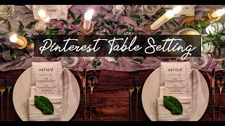 DIY Wedding Table Decor with Affordable Greenery 2019  DIY wedding [upl. by Letnuhs]