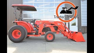 Kubota MX5200 W Turf Tires  Tractor Therapy [upl. by Redmer]