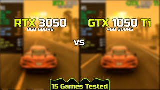 RTX 3050 8GB vs GTX 1050 Ti  15 Games Tested  Desktop [upl. by Rundgren767]