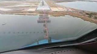 KLM Boeing B747400 Landing at New York JFK Cockpit view [upl. by Eiramyelhsa]