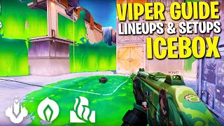 NEW ICEBOX VIPER GUIDE Secret Viper Lineups and Setups Valorant [upl. by Otit]