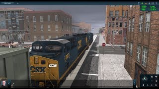 Trainz Railfanning Pt 167 CSX ES44AH CSX AC6000CW Mixed Freight La Grange KY [upl. by Elvis]