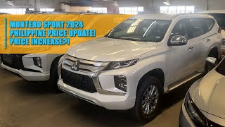 montero sport 2024 Philippine Price Update Price Increase Ba Talaga monterosport2024philippines [upl. by Homovec]