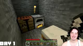 100 Days  LIVE Minecraft  Part 1 [upl. by Sucam]