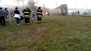 Chicago Fire Filming at the Illinois Railway Museum Clip 2 [upl. by Delp]