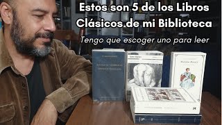 Aquí tengo 5 de los más grandes Libros Clásicos de la Historia  Ya leí 2 ¿Cuál sigue [upl. by Giovanna261]