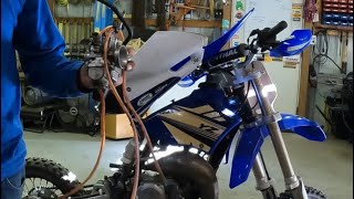 Yz 85 Keihin Carburetor Cleaning [upl. by Eipper]