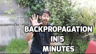 Backpropagation in 5 Minutes tutorial [upl. by Ludwigg4]