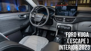 Ford Kuga  ESCAPE  2023 FACELIFT INTERIOR [upl. by Adrianne963]