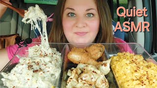 Cheesy Chewy Mashup Quiet ASMR food carmukbang asmreating [upl. by Neom]