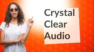 How do you add clarity to audio [upl. by Nylinej632]