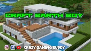 CRAFT EARTH BOY  KRAZY GAMING BUDDY [upl. by Ayot]