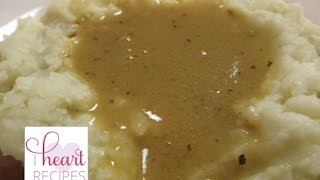 Homemade Turkey Gravy  I Heart Recipes [upl. by Ecenahs77]