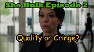 SheHulk Episode 2  Quality or Cringe Review [upl. by Lipson]