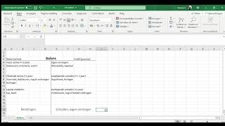 De balans Excel [upl. by Gearalt212]