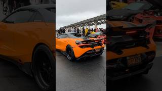 Body kit on McLaren 720s exhaust sound papaya orange carshow supercars racing automobile viral [upl. by Ylro]