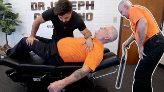 SEVERE SPINAL ARTHRITIS DISH Extreme Chiropractic CRACKING Adjustment PART 2 [upl. by Corb]