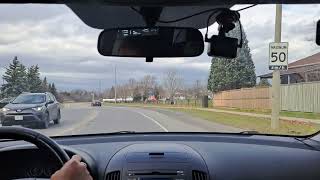 G2 Road Test Kingston Ontario  Full Route Number 2 [upl. by Enehpets]