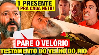 NOVELA PANTANAL  Zé Leoncio PARA VELÓRIO DO VELHO DO RIO lê o testamento 1 Surpresa pra cada neto [upl. by Dnalevets83]