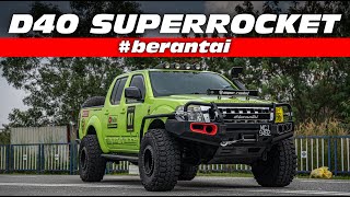 NAVARA D40 SUPERROCKET  GILA BURNOUT MT TYRES [upl. by Relyhcs]