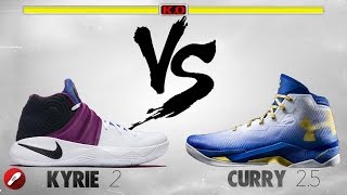 Nike Kyrie 2 vs Under Armour Curry 25 [upl. by Say]