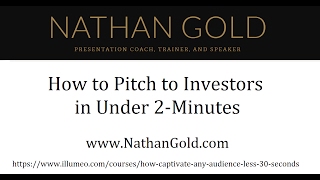 How To Pitch To Investors In Under 2 Minutes [upl. by Xanthe]