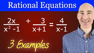 Solving Rational Equations Easy Method [upl. by Corny]