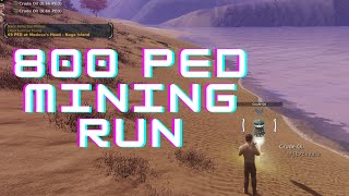 Entropia Universe 800 PED Mining Run [upl. by Starlene]