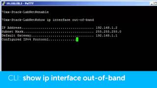 PowerConnect 5500 Assign and change management IP [upl. by Odranreb]