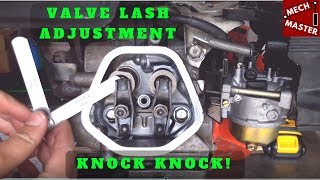 Small Engine Repair Valve Lash Clearance Adjustment on Honda Predator or any Engine [upl. by Eenattirb768]