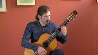 Passacaglia Franz Burkhart  guitar by Petruzio Perucchi [upl. by Bussy943]