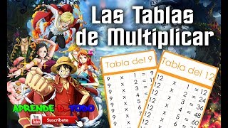 Las tablas de multiplicar  1 al 12 [upl. by Isolt]