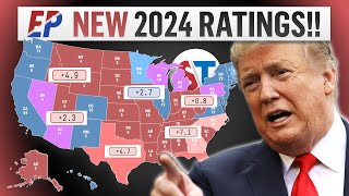 RATINGS UPDATE  2024 Presidential Election According to Split Ticket [upl. by Aniluap]