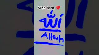 Allah hafiz ♥️ music arabic song love youtubeshorts art allahuakbarallahuakbarallahuakbar [upl. by Ardnasak]