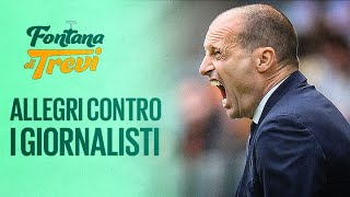 Allegri CONTRO i giornalisti la vicenda ACERBI e l’esultanza di Theo  Fontana di Trevi [upl. by Kremer]