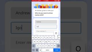 DrawNames  Secret Santa app  how to use [upl. by Aprilette]