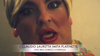 CLAUDIO LAURETTA IMITA PLATINETTE SCHERZO PARPIGLIA [upl. by Nylirad]