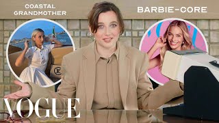 Emma Chamberlain Rates the Years Top Fashion Trends  Vogue [upl. by Ettezus]