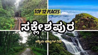 MUST VISIT PLACES IN SAKLESHPURA  Karnataka Tourism  travel nature waterfall [upl. by Otreblada741]