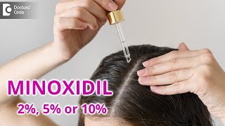 Should I use 2 5 or 10  Minoxidil solution  Dr Deepak P Devakar  Doctors Circle [upl. by Trinidad]