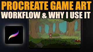 How to draw Game Art in Procreate  Workflow Tips and Recommendation [upl. by Forkey]