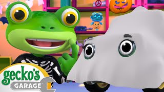 Geckos Spooky Halloween Song Whos The Ghost  Geckos Garage  Truck Cartoons For Kids [upl. by Noraed478]