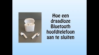 Hoe een draadloze Bluetooth hoofdtelefoon aan te sluiten [upl. by Duaner]