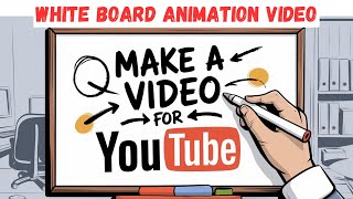 Create Whiteboard Animation Videos With AI  Hand Writing Animation Videos Benmine [upl. by Nerag]