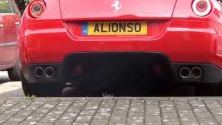 Ferrari 599 with Capristo Sports Exhaust  Scuderia Car Parts [upl. by Mlawsky]