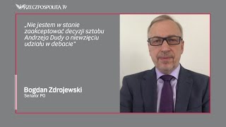 Zdrojewski Gra między Dudą i Trzaskowskim jest nierówna  RZECZoPOLITYCE [upl. by Eselahc]